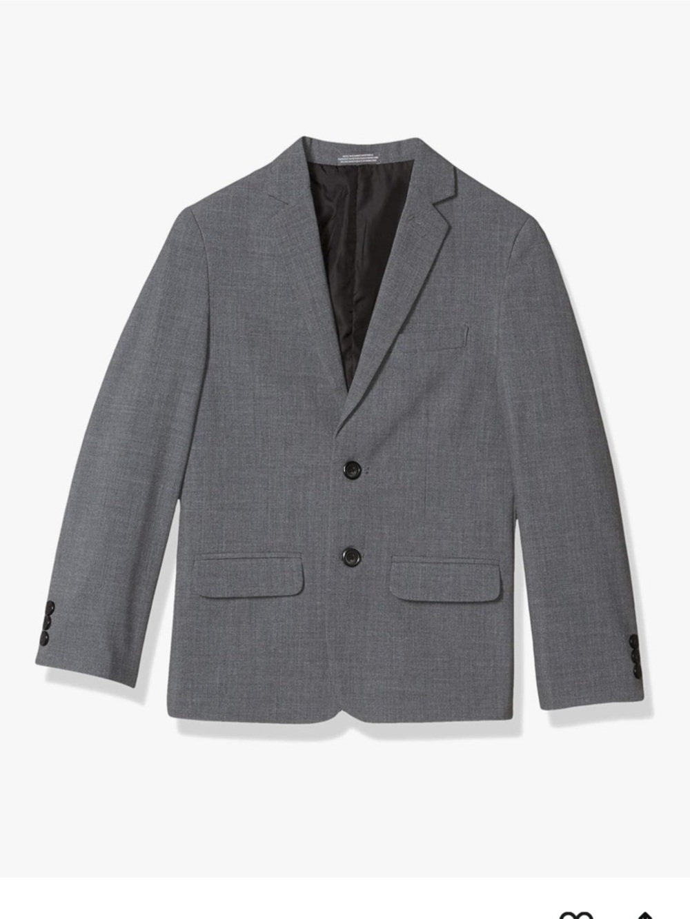 Boy’s Van Heusen Two-Button Blazer, Oxford Grey, Size 10